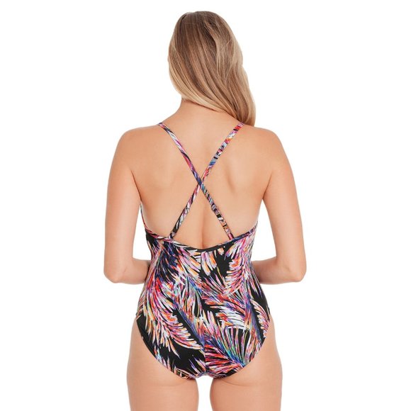 Magicsuit Vibrant Feather Print One-Piece Swimsuit - Picture 2 of 4